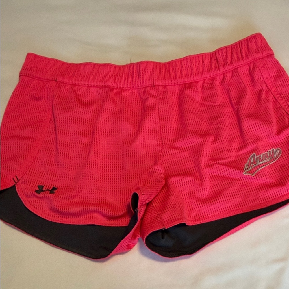 Under Armour Women's Vibrant Pink Athletic Shorts